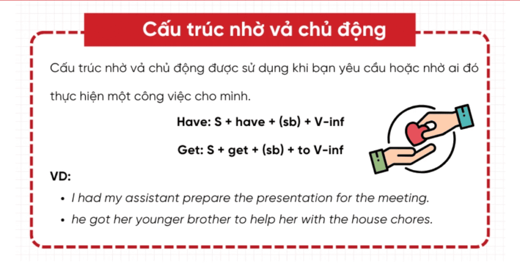 Cấu trúc nhờ vả chủ động