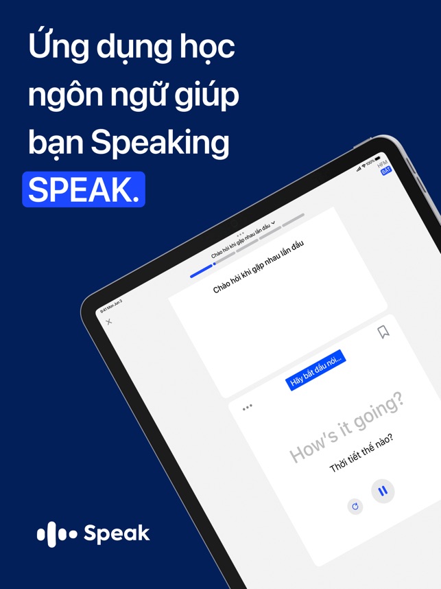 App Speak giúp luyện giao tiếp tiếng Anh với AI